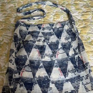 Free people fabric tote bag